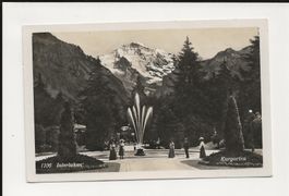 AK ca.1920 Interlaken Kurgarten belebt