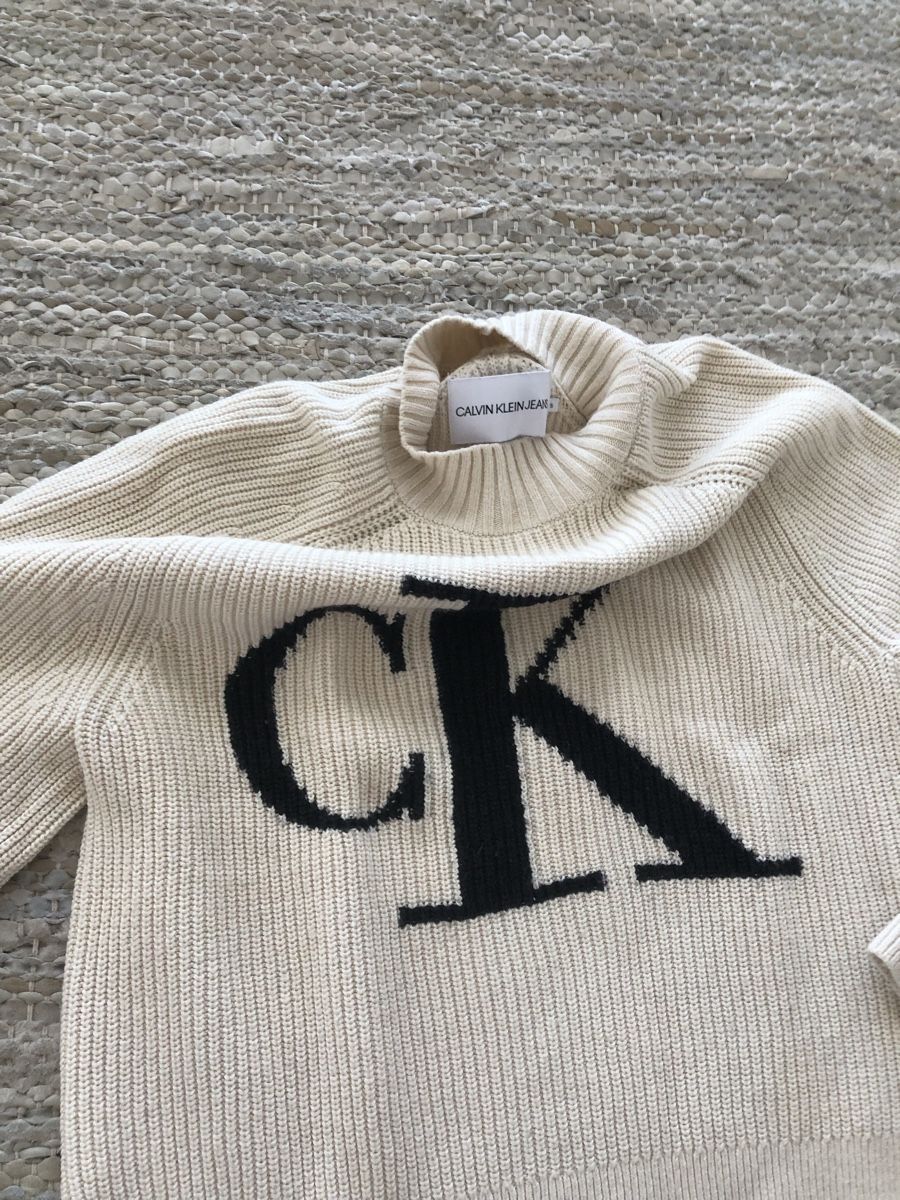 Calvin Klein Maglioni & Felpe: Calvin Klein Strick Pullover beige Grösse S. Wie neu – Usato da Dübendorf venduto da mar_s66c 2