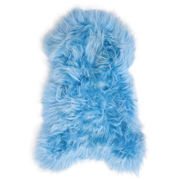 Tappeti: Island lammfell Teppich Light Blue – Nuovo e nell'imballaggio originale da Arbedo venduto da patagonialeatherrugs 1