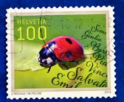 Nr.1565 Marienkäfer  Sondermarken  GESTEMPELT 2015  ﻿   