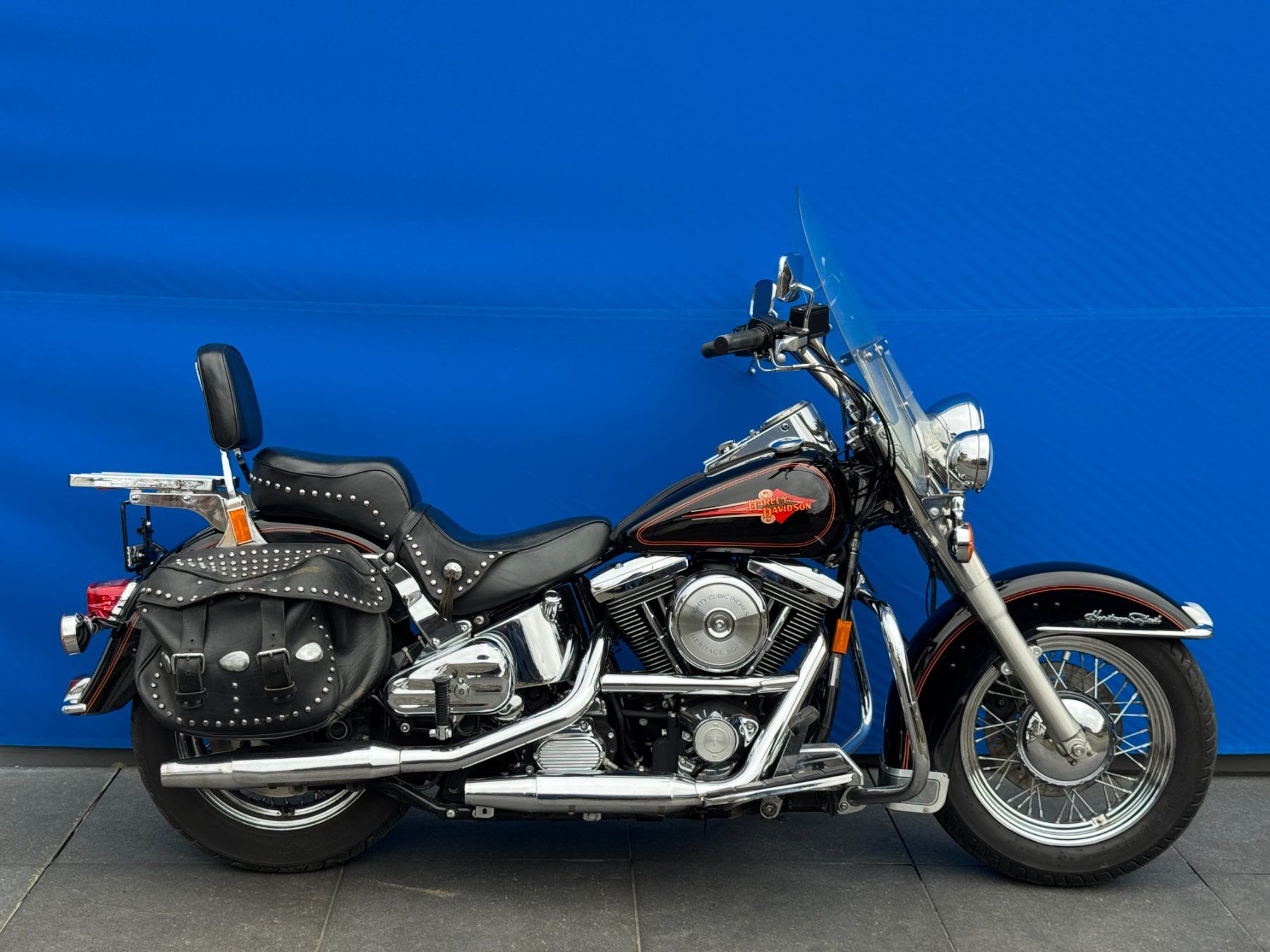 Harley-Davidson Chopper: HARLEY-DAVIDSON FLSTC Softail Classic 1340 ab MFK – Usato da Escholzmatt venduto da Wikinger11