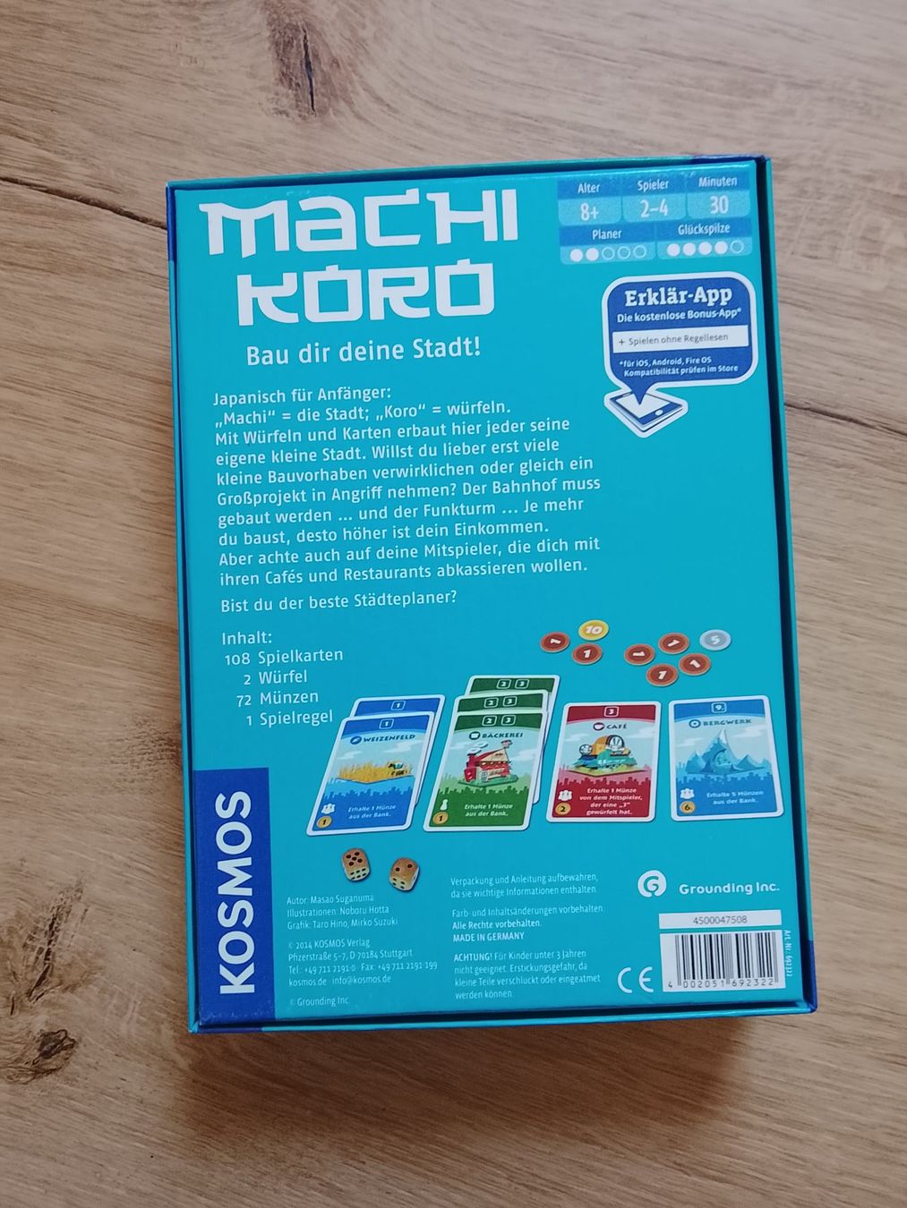 Kosmos Giochi: Machi Koro – Usato da Marbach LU venduto da Dominik1992 1