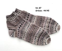 Sneaker - Socken handgestrickt  Gr.44/45  Nr.87
