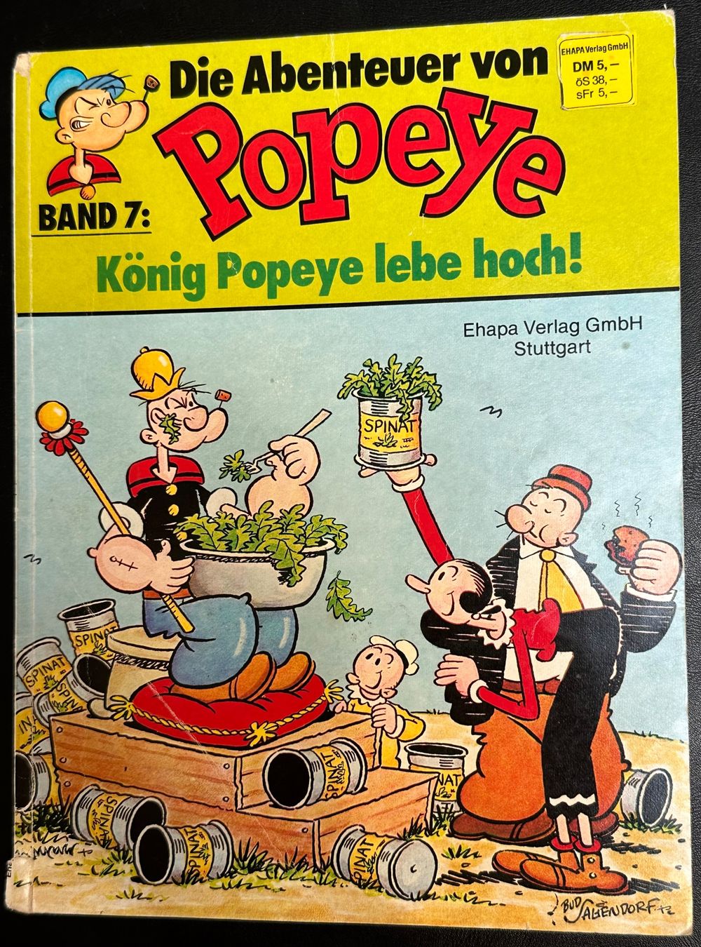 Comics: Popeye Nr. 7 1976, hunderte Comics eingestellt ab 1.- – Gebraucht aus Seltisberg von quadartswiss