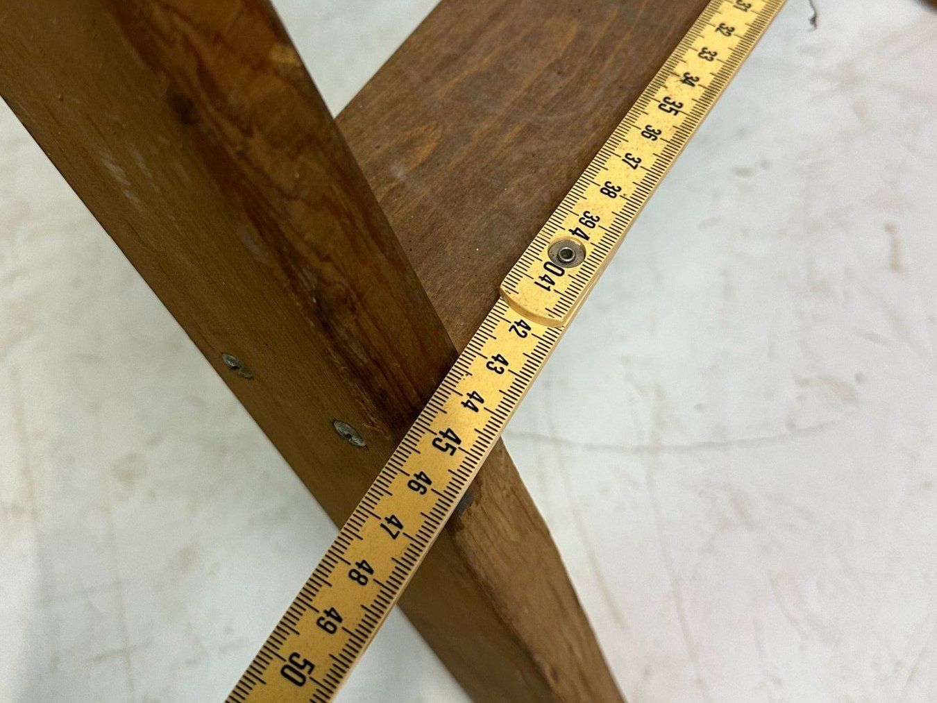Scale: Bugnard Holz Bockleiter Klappleiter 130 cm Vintage – Usato da Luzern venduto da Lager6640 7