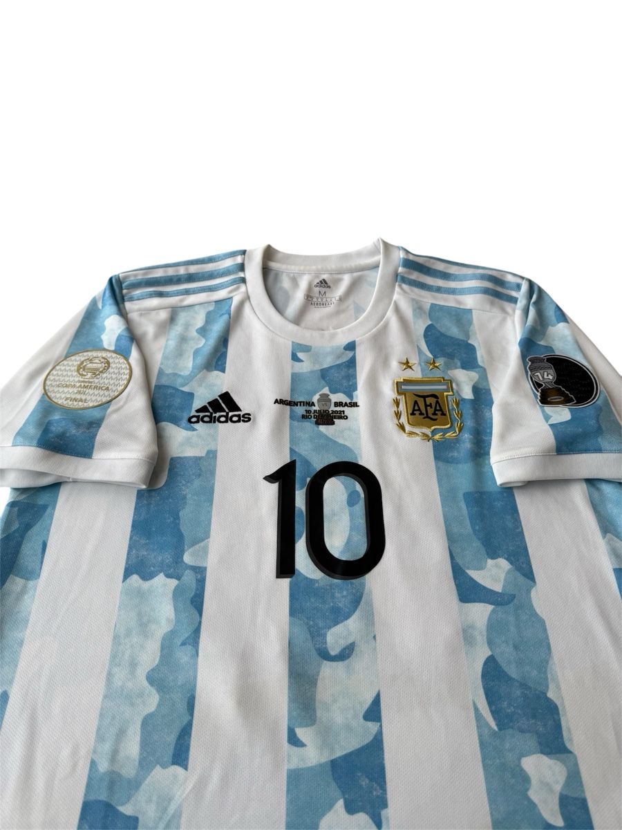 Adidas Leibchen & Hosen: Original Argentinien Finaltrikot Copa America 2021 Messi – Gebraucht aus Homburg von swiss_vintage 3
