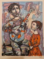 Vintage Lithographie Ibarz Miguel