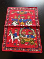 Vintage Geschirrtuch/Wandbehang, Schweizermotiv, Top!