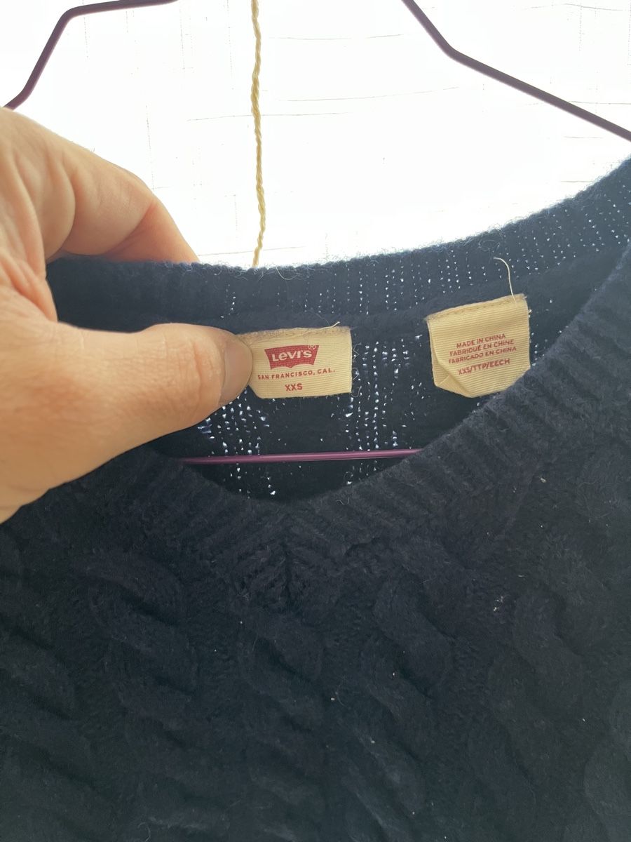 Levi's Maglioni & Felpe: Levi's Strickpullover, XXS, Dunkelblau – Usato da Bern venduto da Piratamorgan