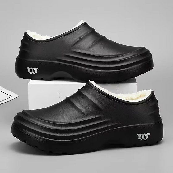 MUYOGRT Hausschuhe Damen Herren Winter Clogs Gefüttert Unisex