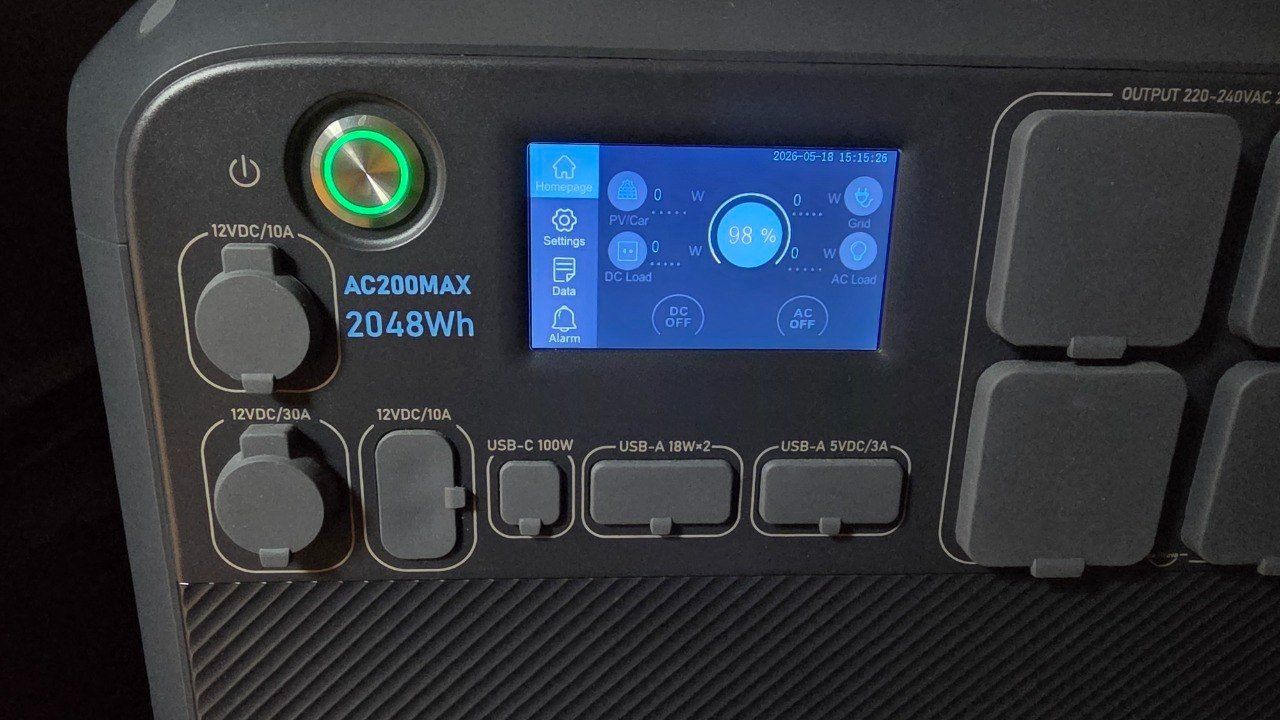 Bluetti Dispositivi a energia solare: Bluetti AC200MAX Powerstation neuwertig + OVP – Nuovo (secondo la descrizione) da Nidau venduto da AbassH 7