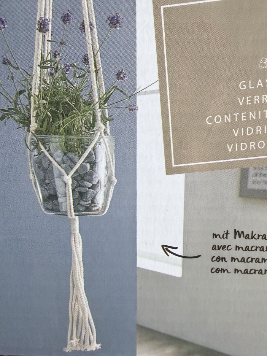 Pots de fleurs: Support de plante macramé verre neuf 2pcs – Neuf avec emballage d'origine à Givisiez par krl_8f2w 1