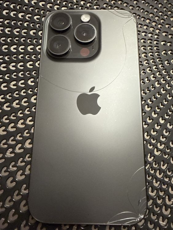 Châssis Intermédiaire Original Pulled (PIEC) Apple iPhone 15 Pro Max Titane Noir