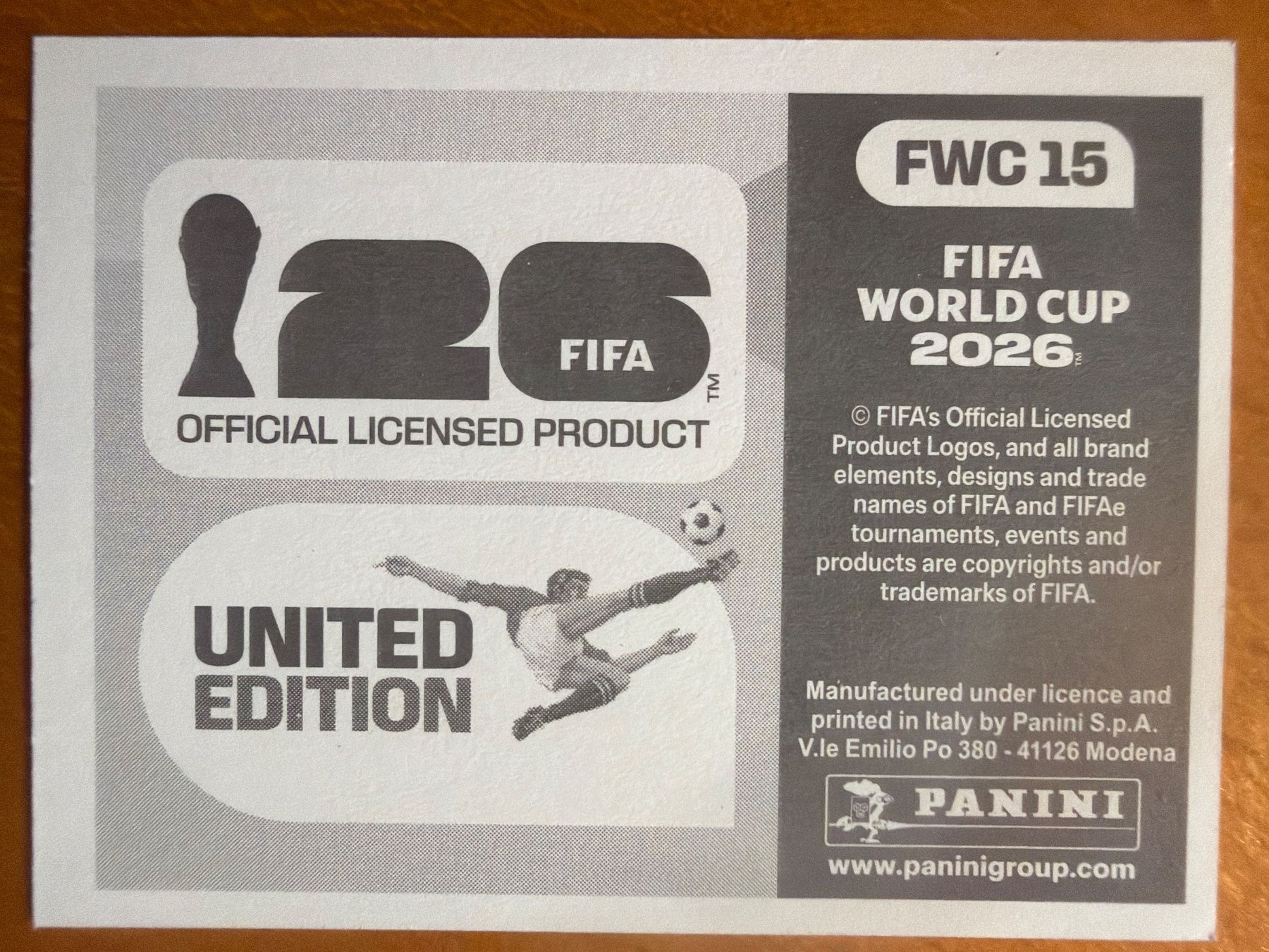 Panini Sammelbilder & Trading cards: Panini FWC15 – Neu (gemäss Beschreibung) aus Susten von Rechnun 1