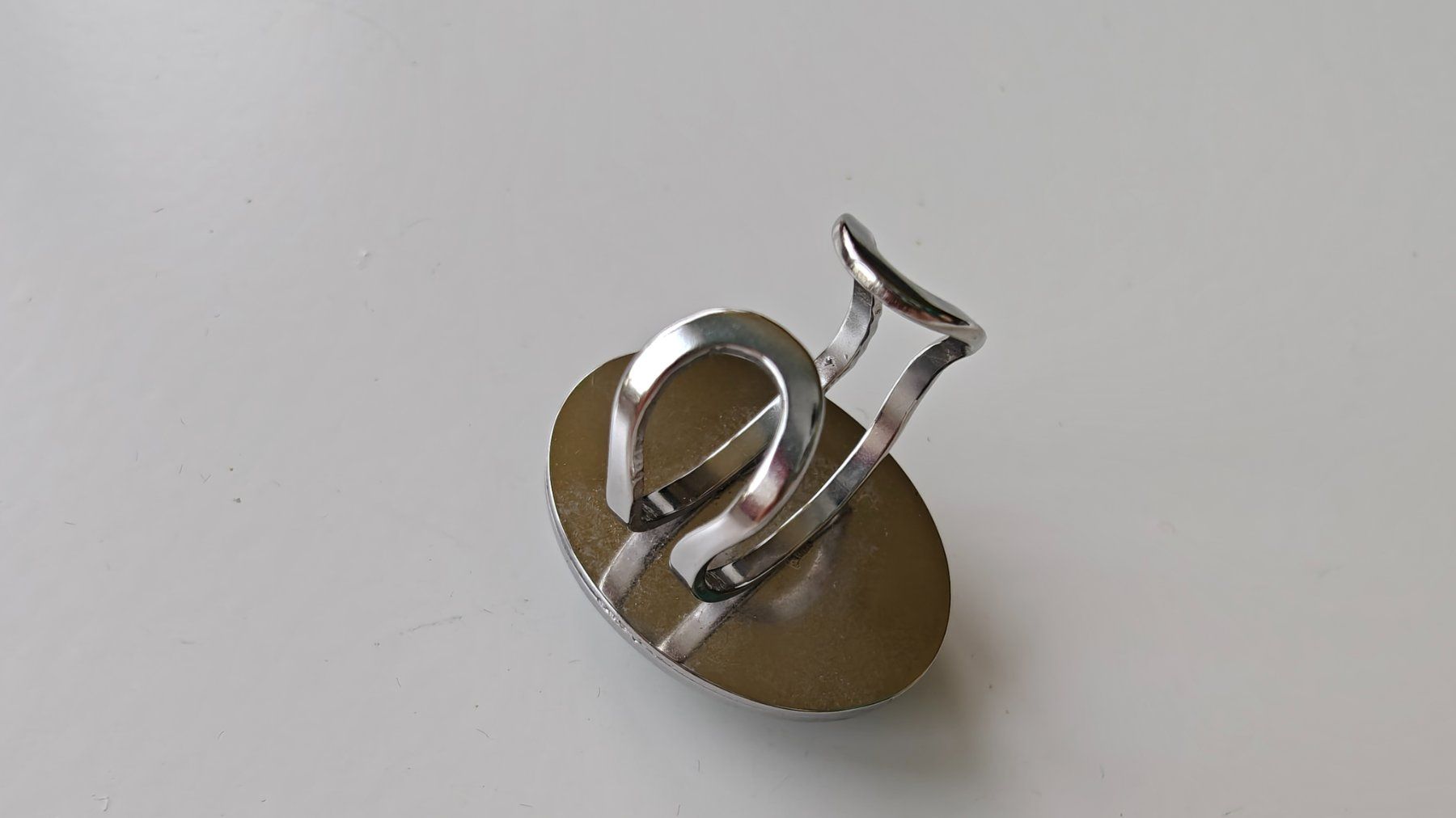 Anelli: Green Jade Stainless Steel Adjustable Ring – Nuovo (secondo la descrizione) da Allschwil venduto da Jani_Banani 3