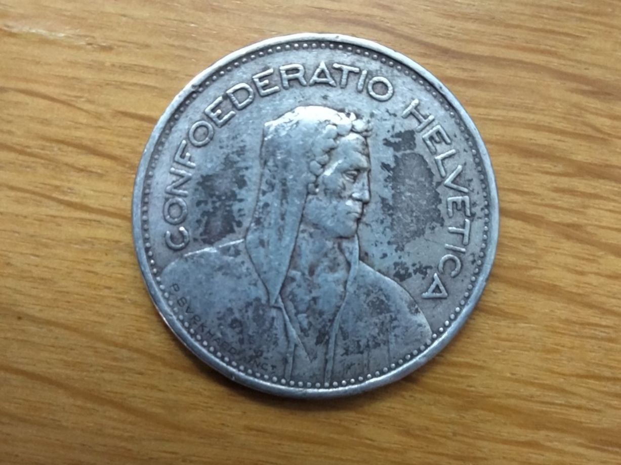 Tutti le monete: 5 Franken Silber 1939 – Usato da Seengen venduto da Charlie67 1