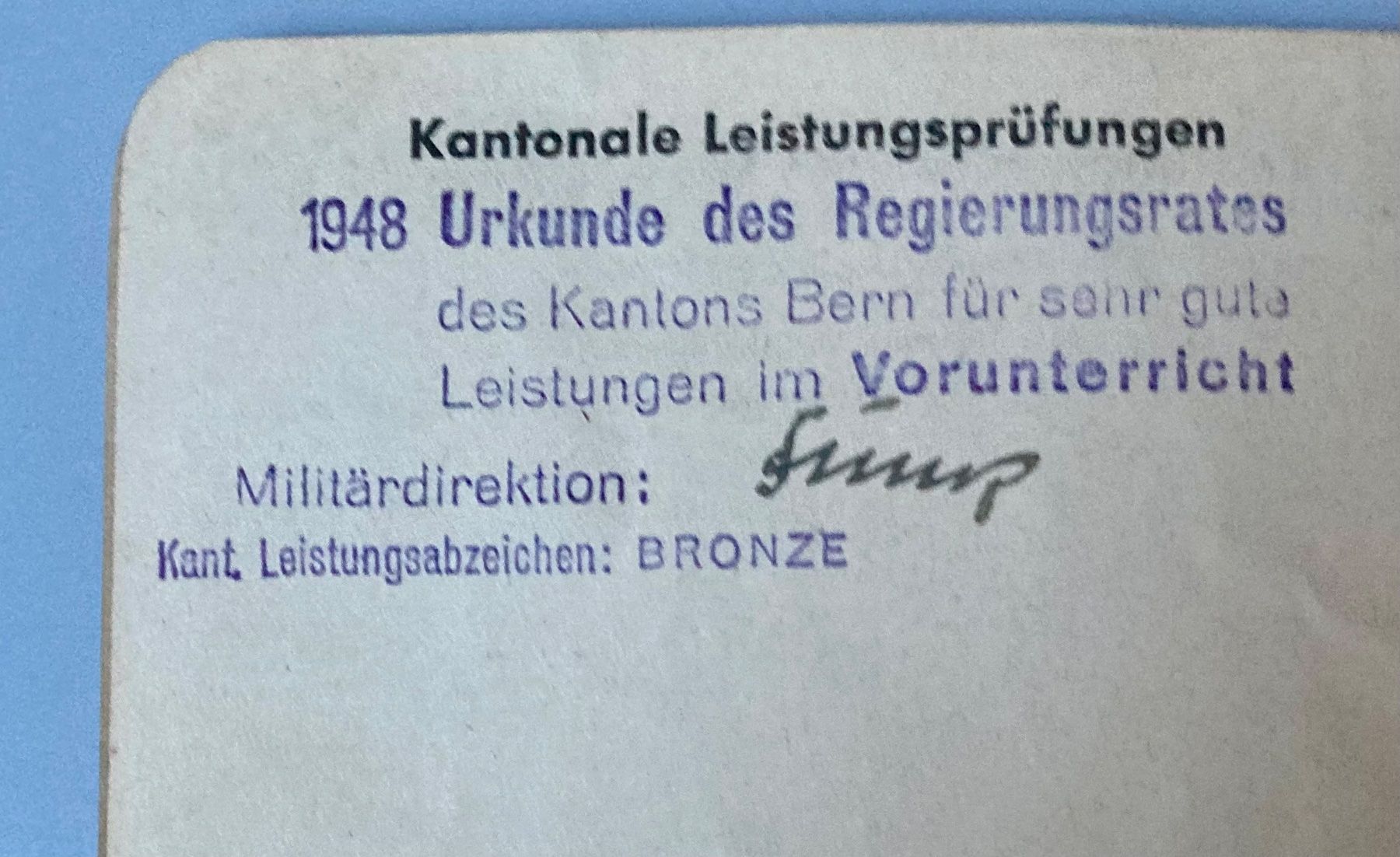 Documenti: Dienstbüchlein, Vorunterricht, Eidg. Leistungsheft, – Usato da Rüegsauschachen venduto da Andyalfredo 5