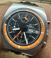 Rare 1970 LEMANIA FIFA Vintage Chronograph OMEGA 1045 + Box!