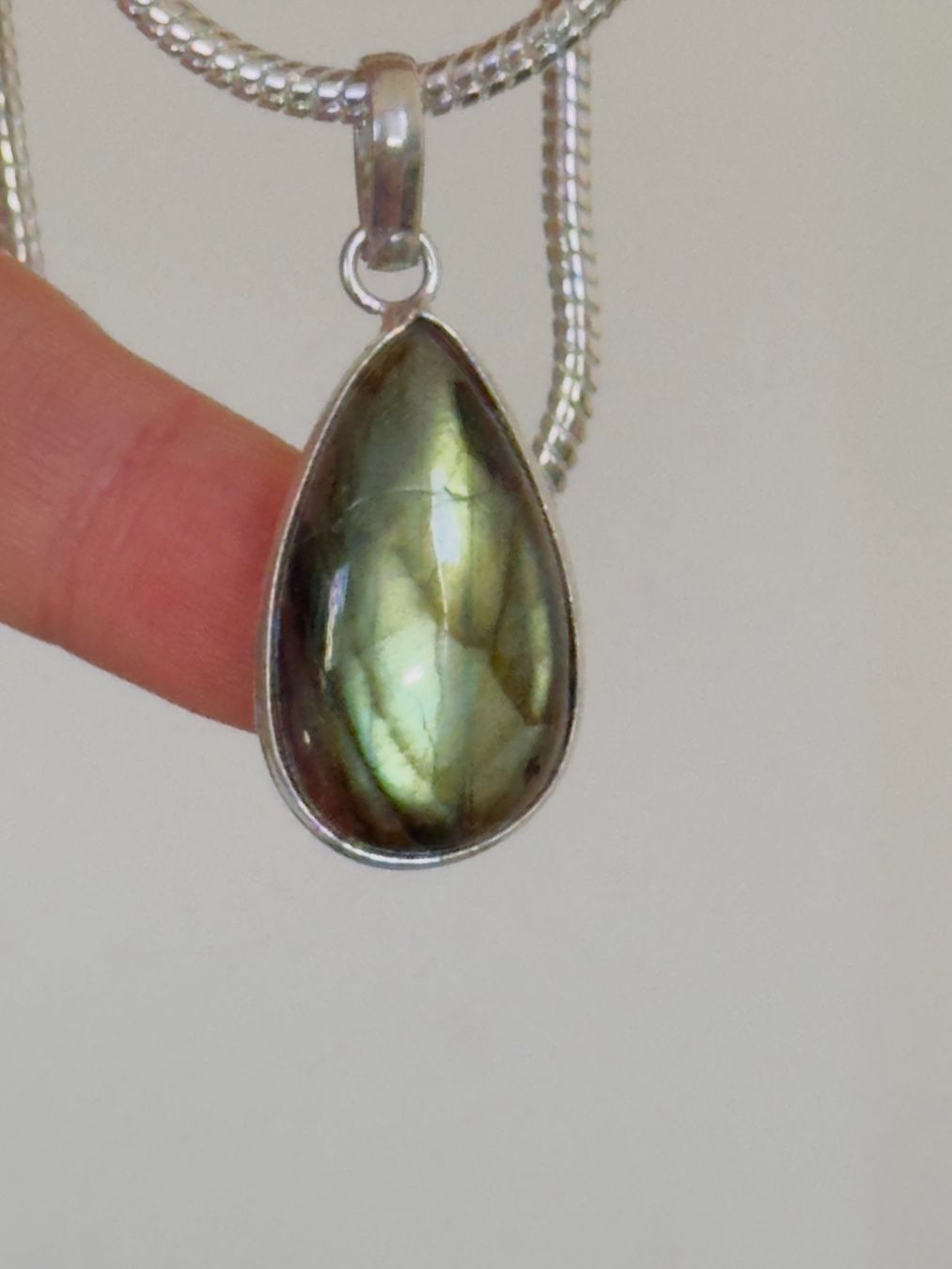 Catenine: Labradorite necklace – Nuovo e nell'imballaggio originale da Genève venduto da AGBERG 8