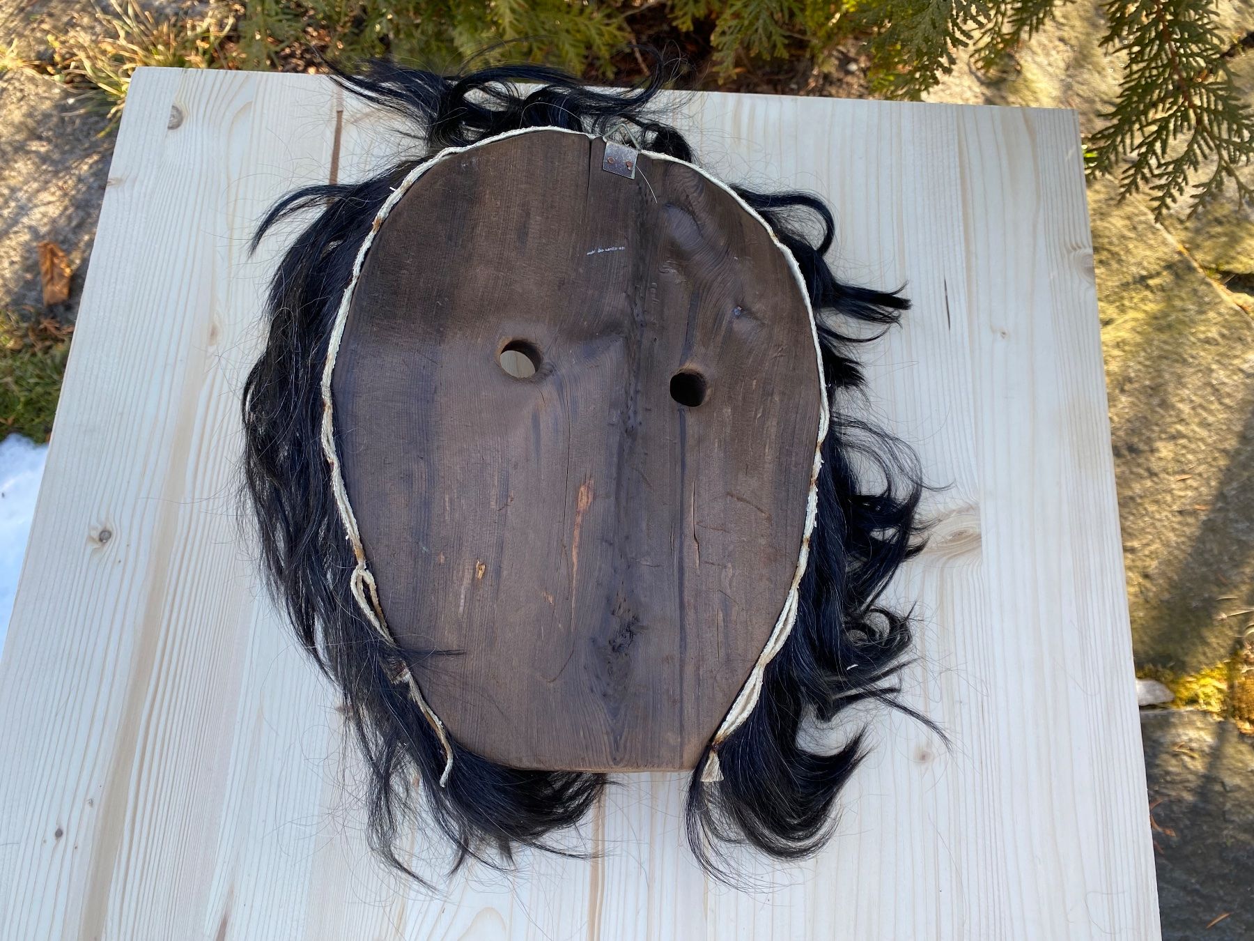 Altro in Antiquarato & Arte: sehr schöne alte Walliser Holzmaske – Usato da Feldbach venduto da Olive1 7