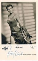 Rita Paul 1928-2021 Autogramm signiert Vintage Foto 9x14cm