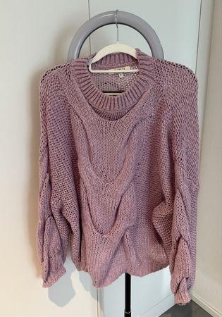 Pull lilas maille Taille M