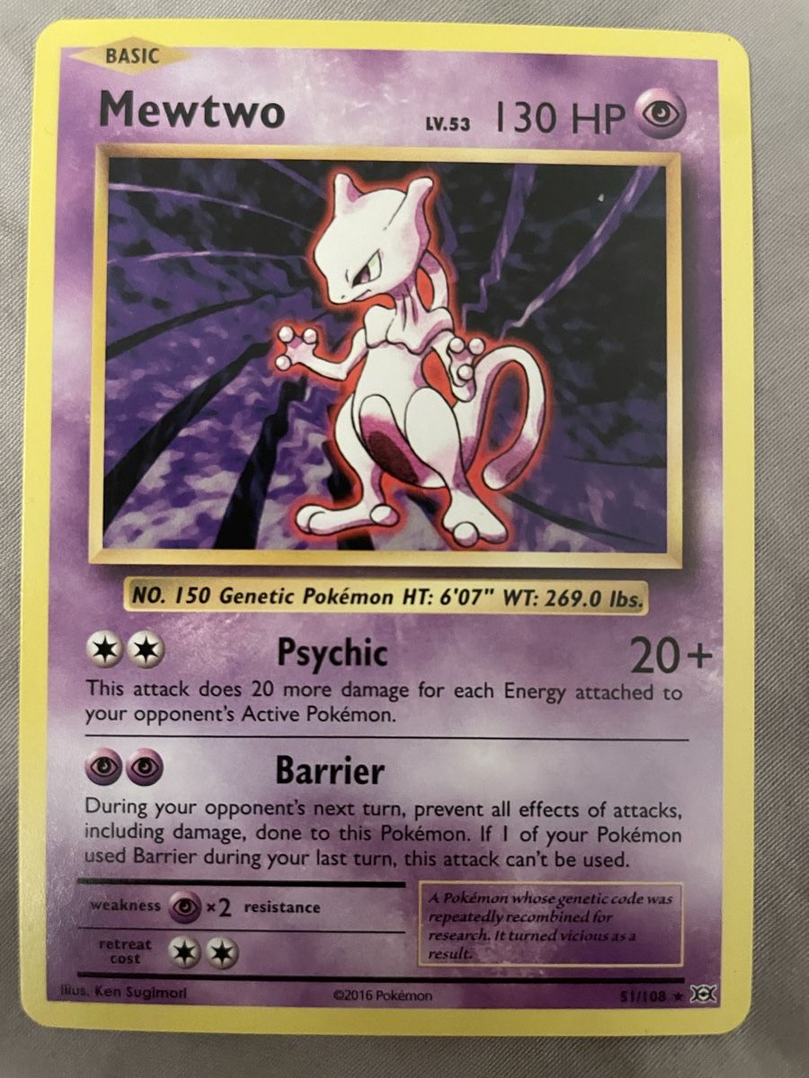 Pokémon Cartes à collectionner: Mewtwo – D'occasion à Hergiswil NW par rob_bmm8