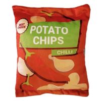Neu Hundespielzeug Plüsch Chips Chili