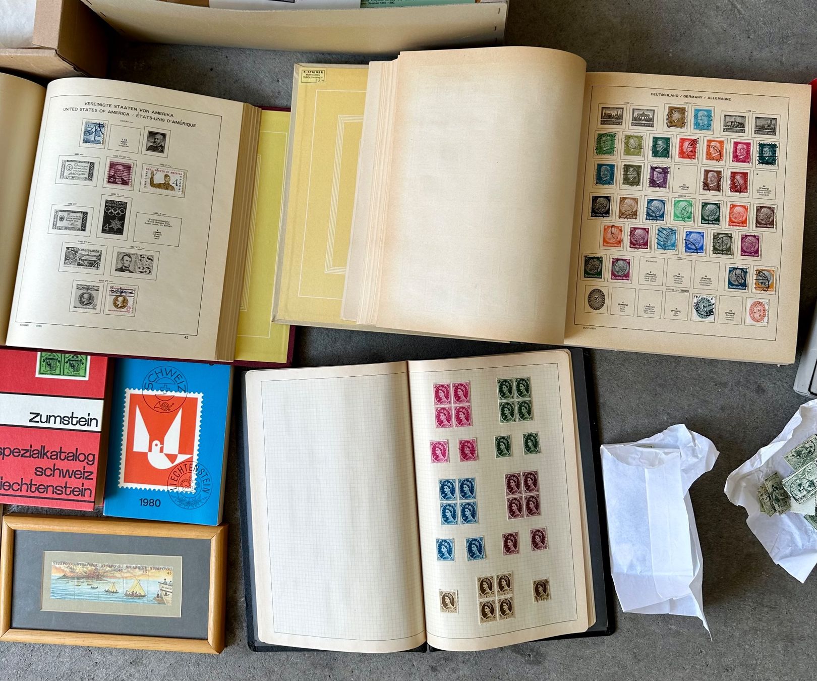Tutti i francobolli: BRIEFMARKENSAMMLUNG AB 1.-!!! – Usato da Zürich venduto da NIKI777 4