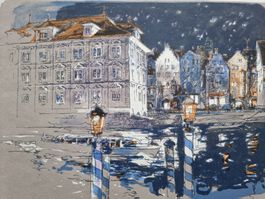 ALFRED KOELLA LITHOGRAPHIE ZÜRICH  BLATTGRÖSSE 46X32CM