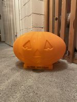 Halloween Kürbis Deko beleuchtet gross