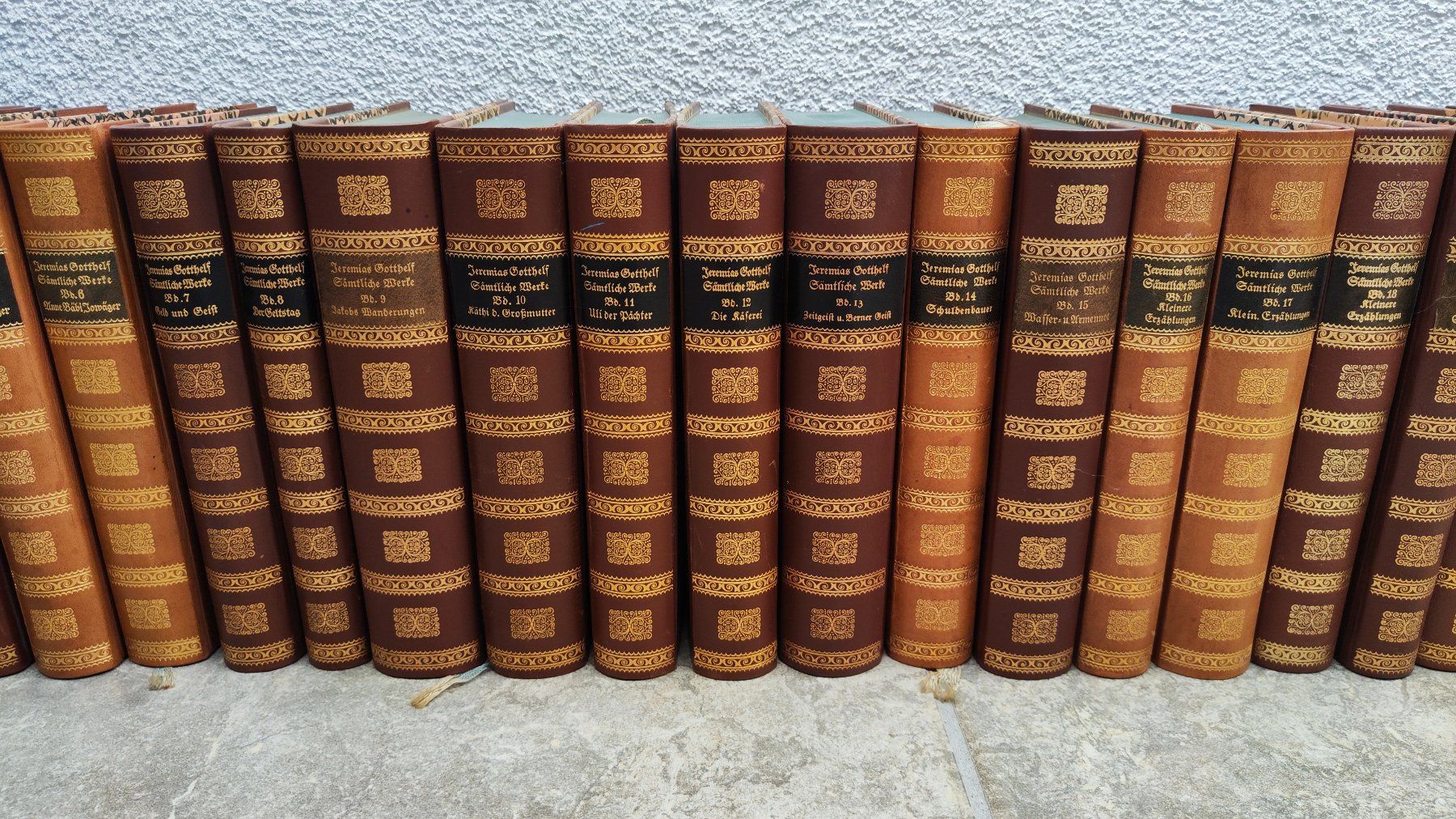 Bücher: Gotthelf, gesamtes Werk, Lederrücken – Gebraucht aus Lenzburg von Dani_Lenzburg 2