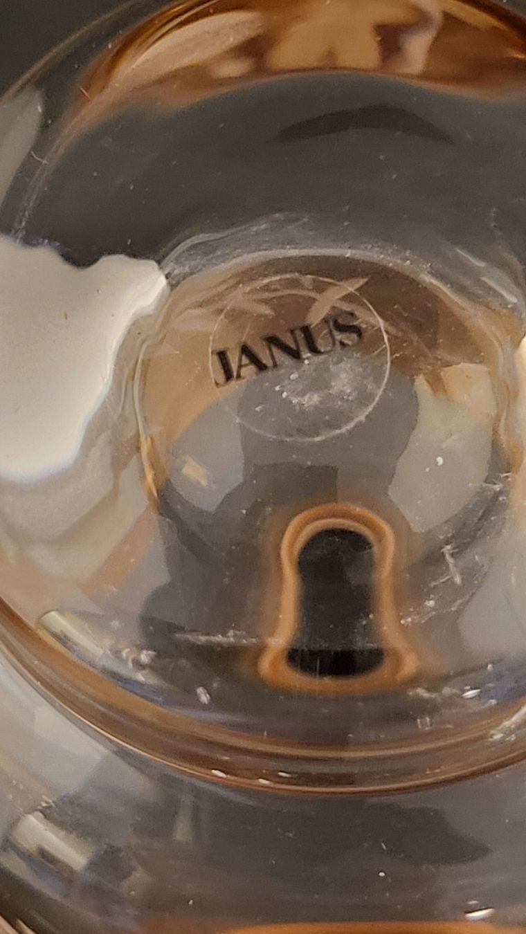 Flaschen: Flacon mit Vergoldung JANUS – Gebraucht aus Basel von spinne02 6