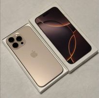 🔥 Iphone 16 PRO, 256 GB, Farbe: Wüstensand, Hülle + Box.