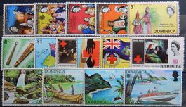 Dominica British ex. Kat.300-318 gest. 1970