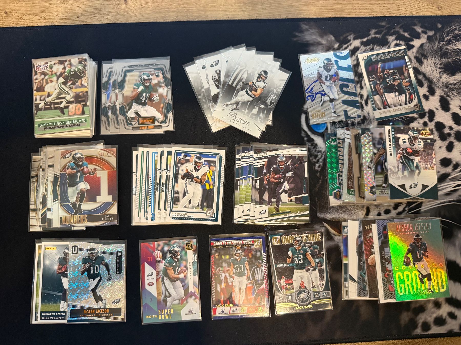 NFL Carte collezionabili: Philadelphia Eagles NFL Trading Card Sammlung (80 Karten!) – Usato da Malters venduto da cap.design_