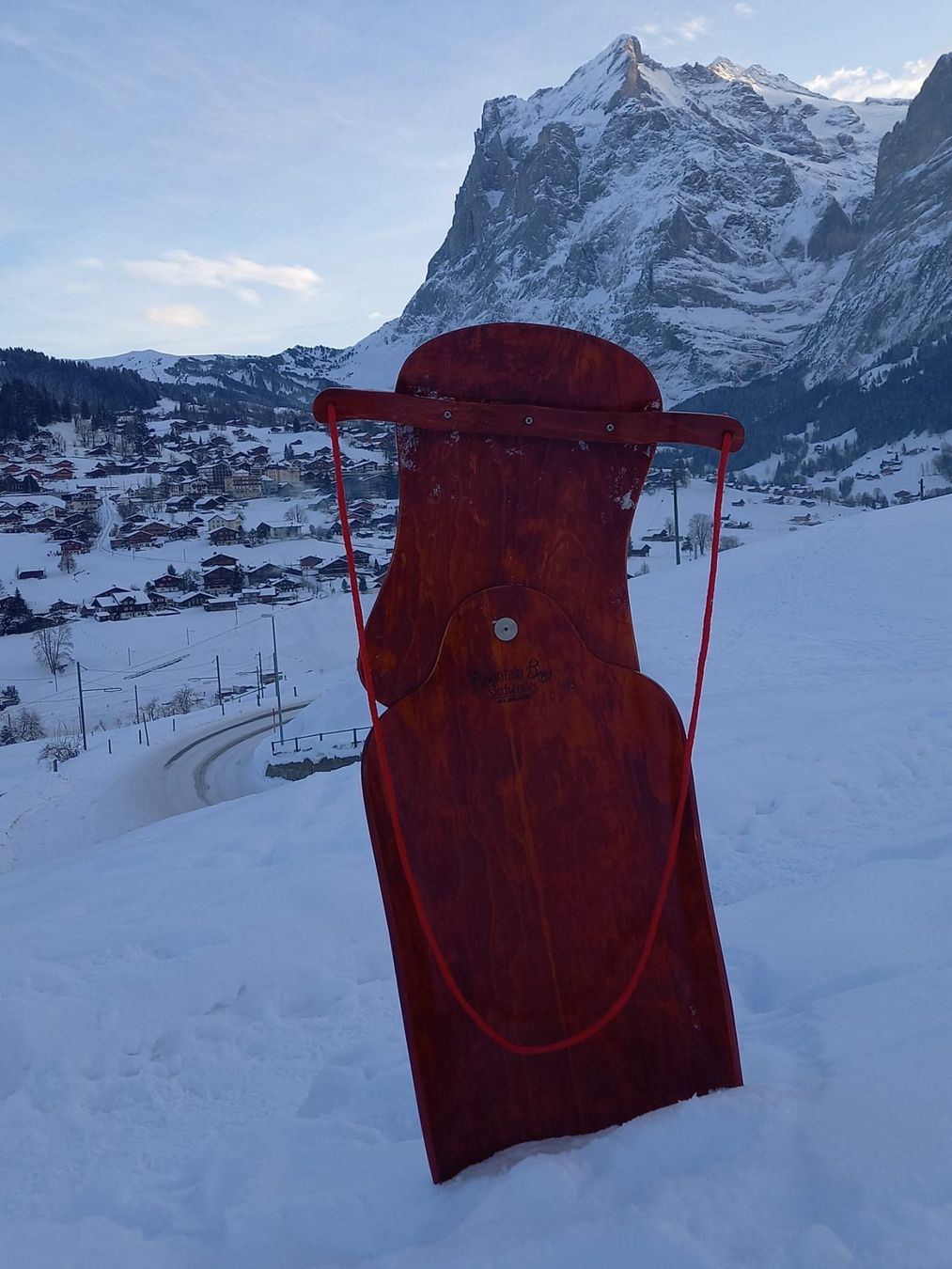 Slitta: Mountain Boy Slalom Sled Rennschlitten – Nuovo e nell'imballaggio originale da Gwatt (Thun) venduto da umwelt-brocki 1