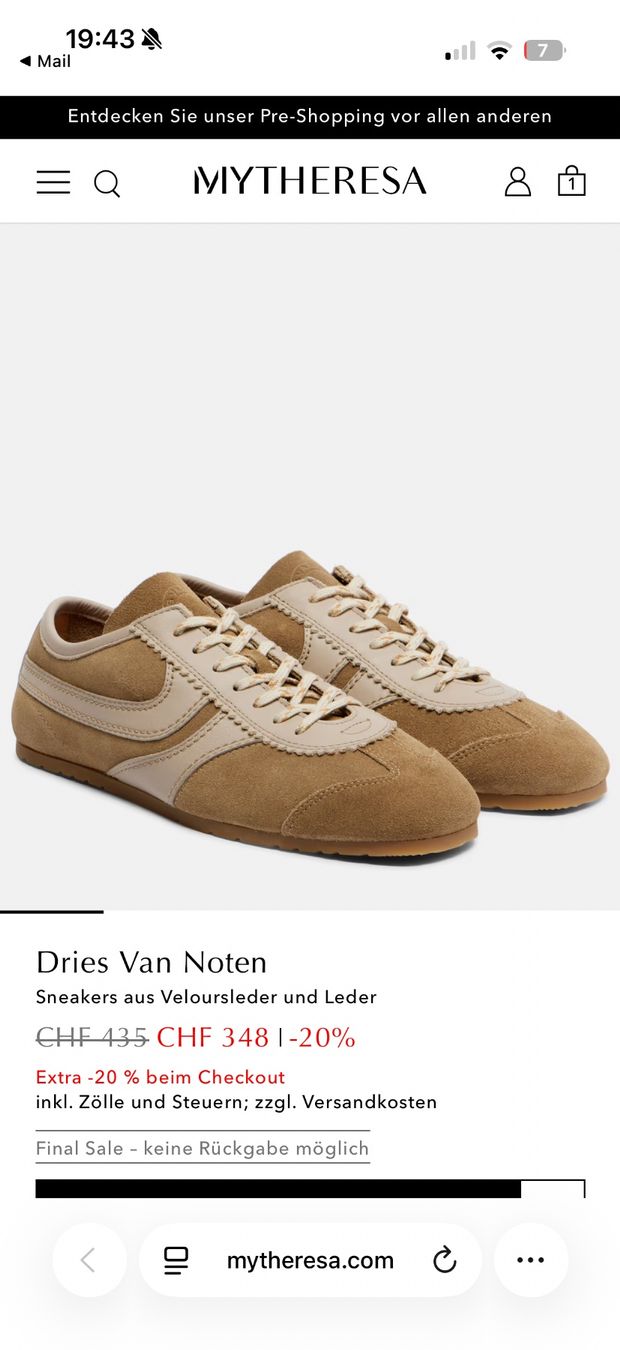 Dries Van Noten Scarpe da uomo: Dries van Noten Sneakers 41 NEU – Nuovo (secondo la descrizione) da Uetikon am See venduto da mga_lqy6