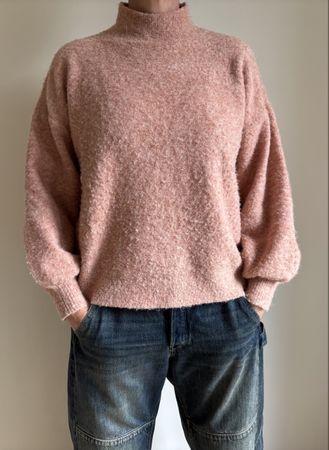 Flauschiger, warmer Pullover in Rosa von Rhythm, Grösse M