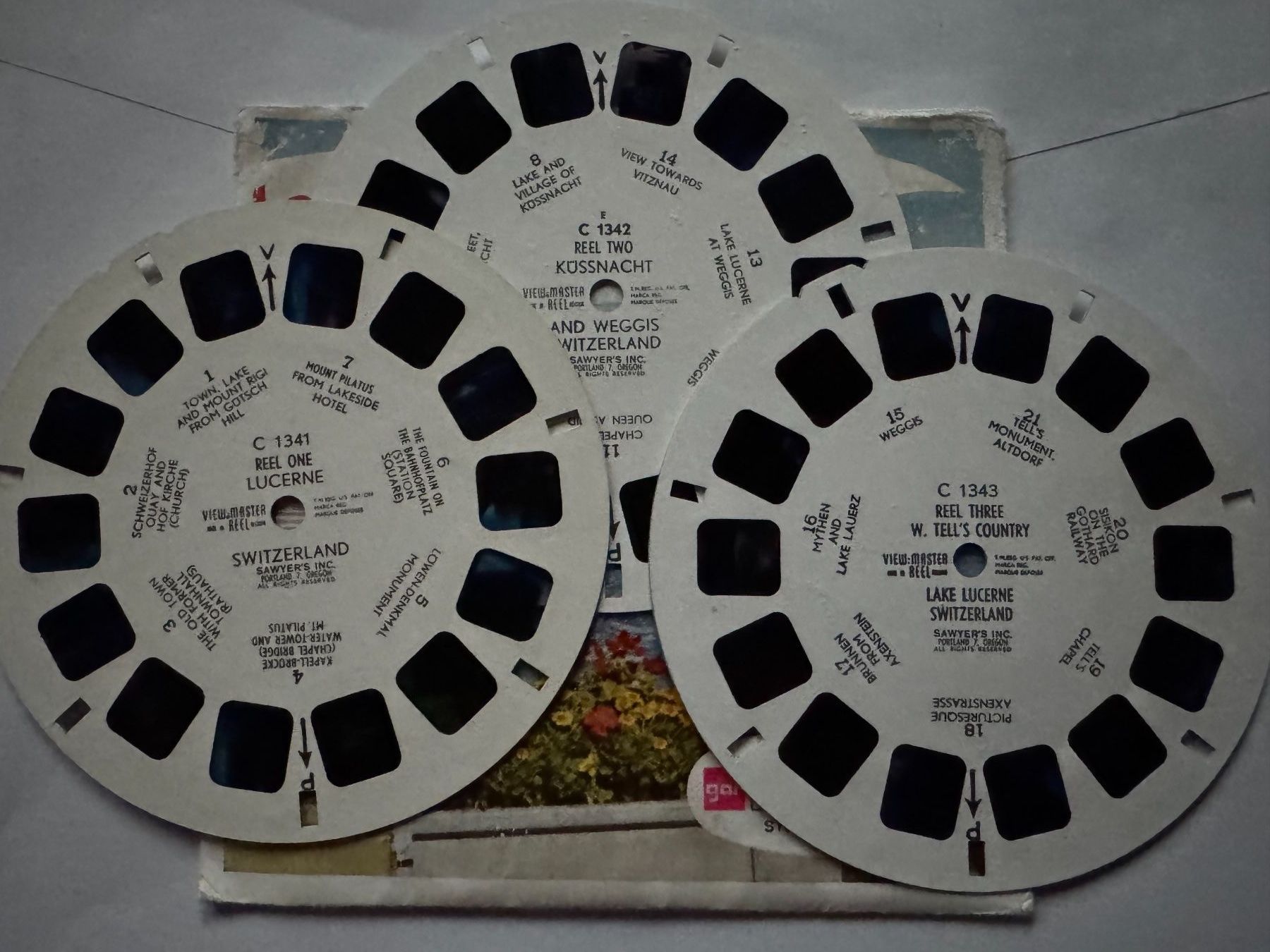View-master Spielzeuge: View-Master 3D: Nr. C 134 Lake Lucerne – Gebraucht aus Tegerfelden von siebenmacky 2