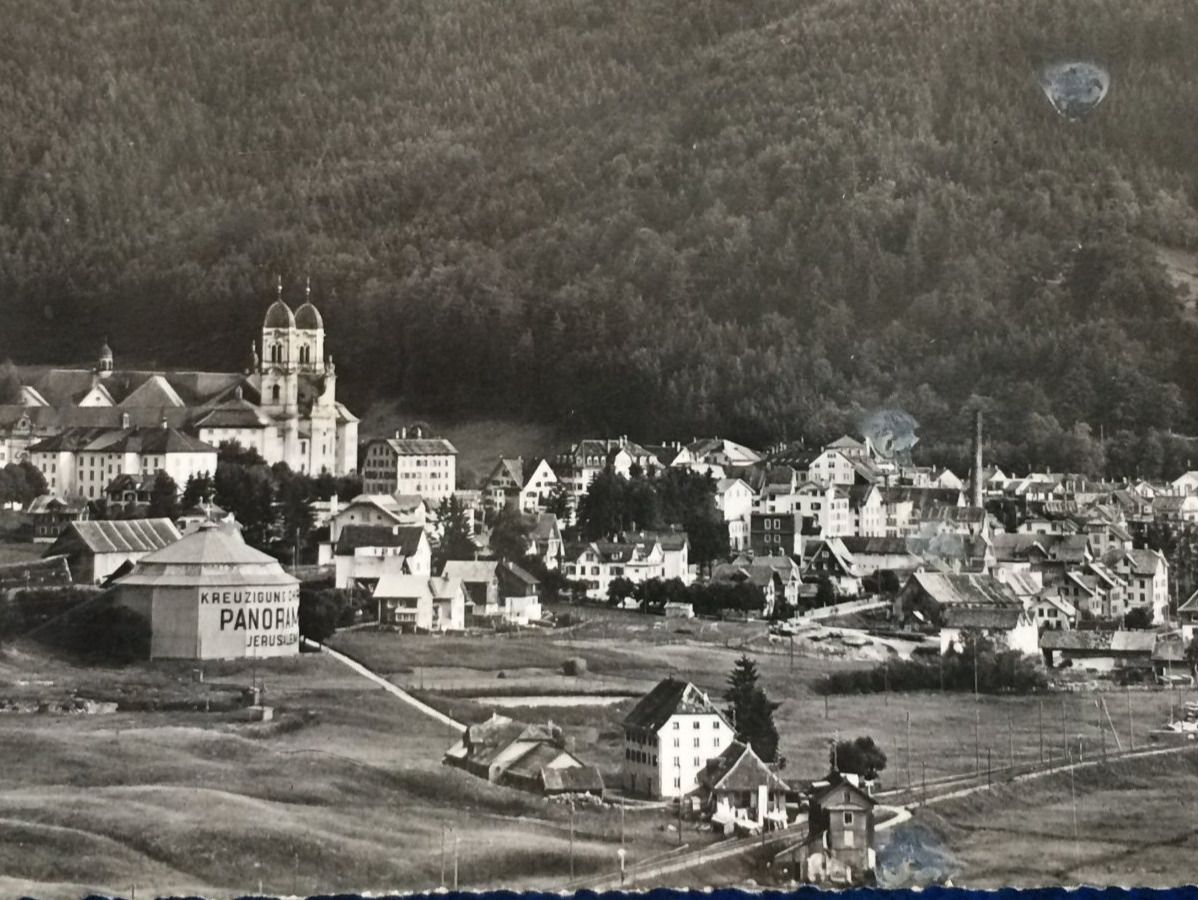 Ansichtskarten: AK Einsiedeln  Schwyz – Gebraucht aus Küssnacht am Rigi von cartolina-1 1
