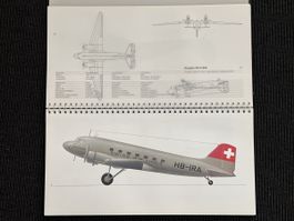 Swissair Flugzeugtypen über fünf Jahrzehnte Bildband 1986