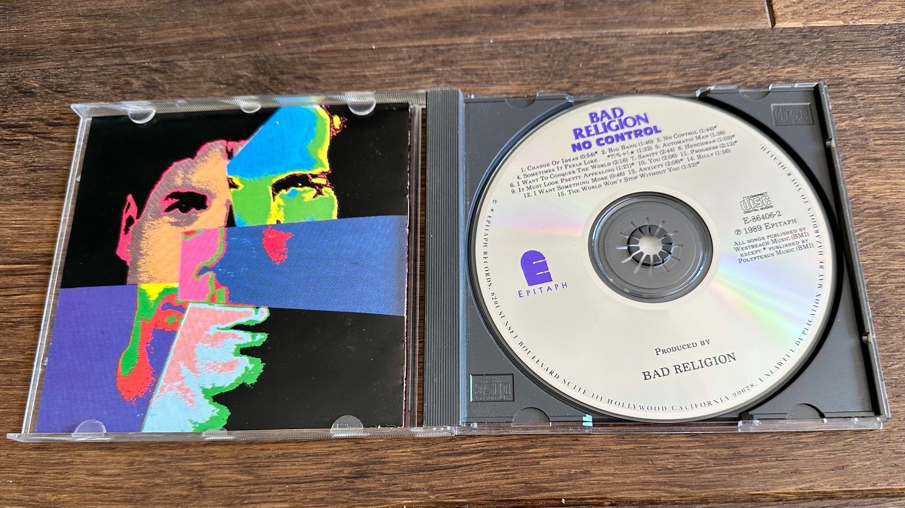 CDs: Bad Religion - No Control - CD – Gebraucht aus Pontresina von il-bain 2
