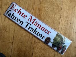 Echte Männer fahren traktor diesel schlepper