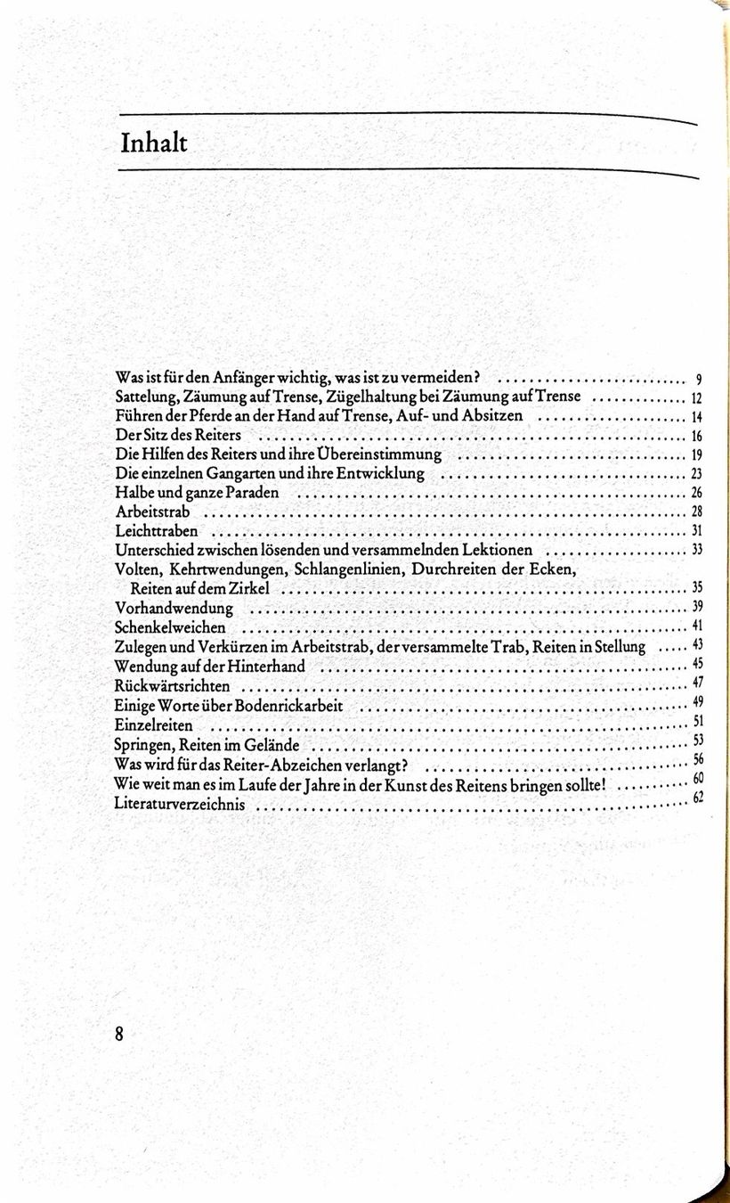 Libri: Reitlehre für Anfänger – Nuovo (secondo la descrizione) da Sarnen venduto da Livres 4