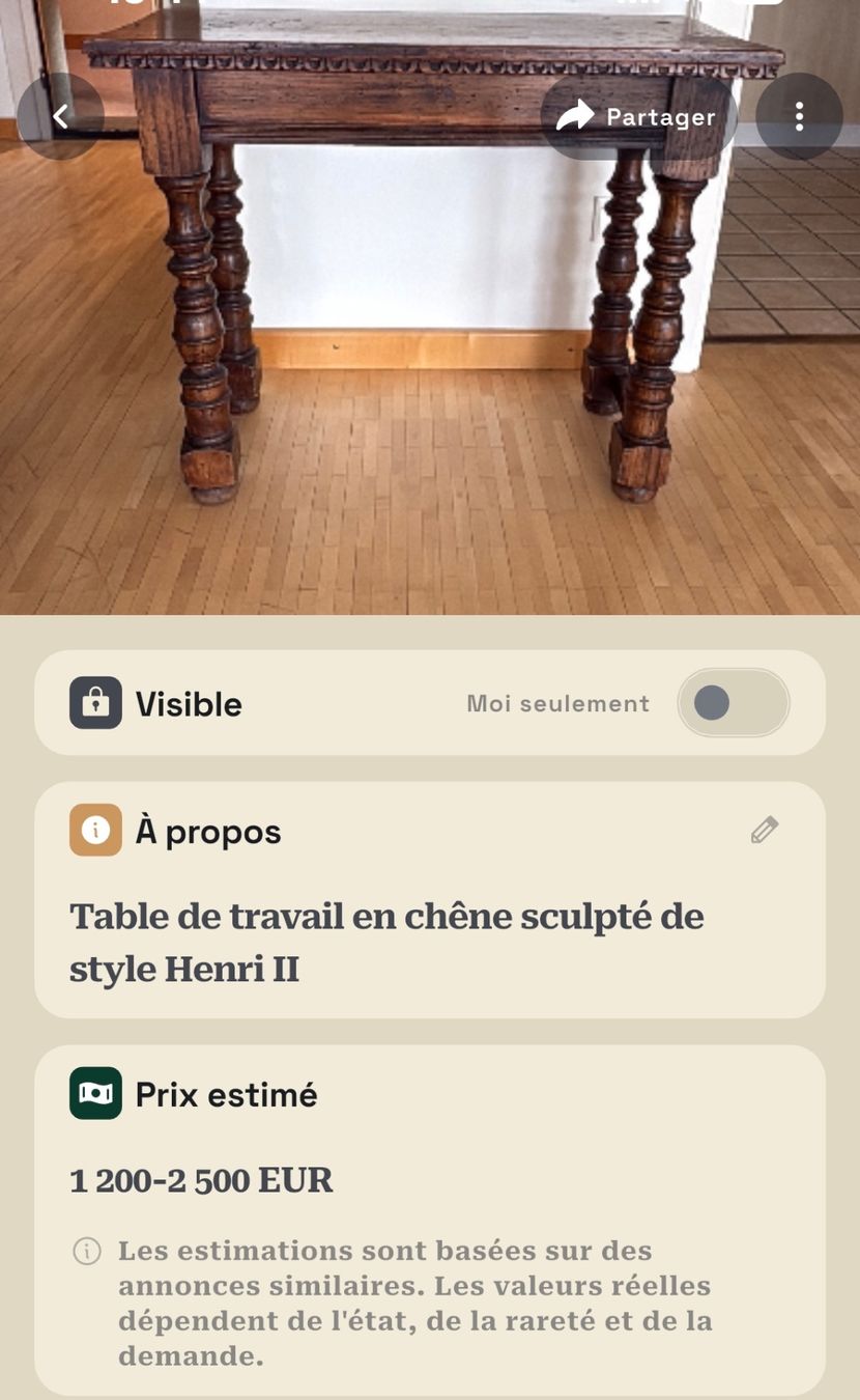 Tavoli: Console en chêne massif – Usato da Vésenaz venduto da YaelC 3
