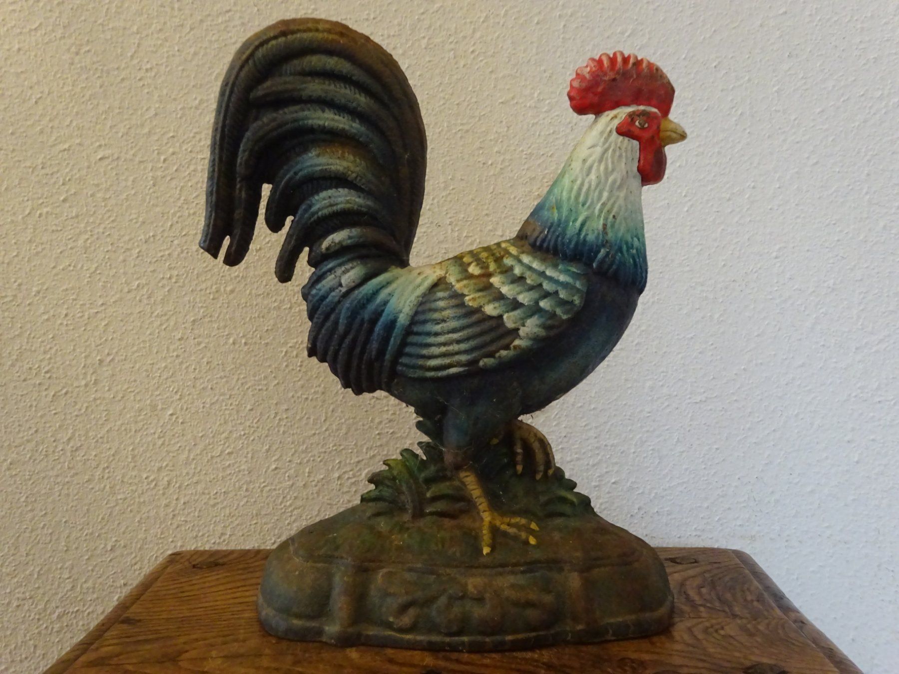 Figuren: Antiker Güggel / Gusseisen – Gebraucht aus Esslingen von eintagammeer 4
