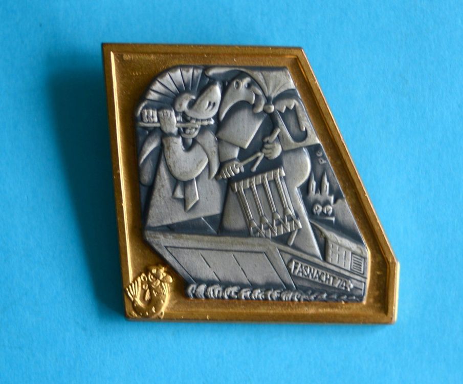 Altes Abzeichen Plakette / Zürcher Fastnacht 1925 (Gebraucht) in Brugg