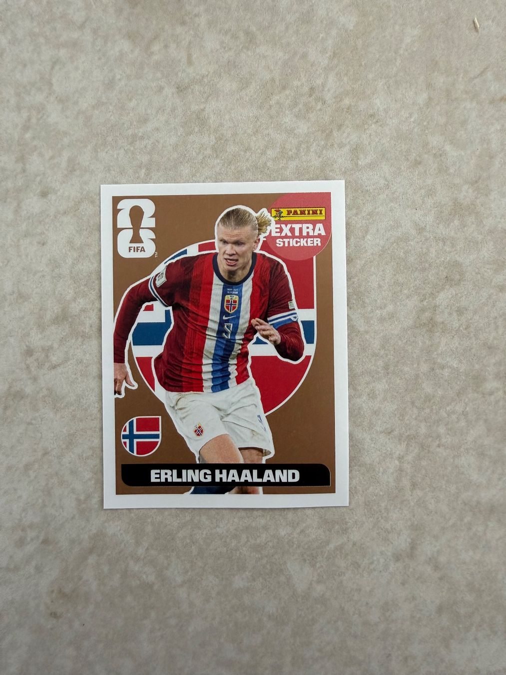 Sticker: FIFA World CUP 2026 Extra Sticker Haaland – Nuovo (secondo la descrizione) da Steg VS venduto da Gooldy