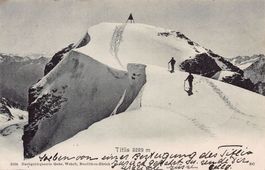 Titlis, Schneewanderer, Hochgebirgsserie, gelaufen 1904